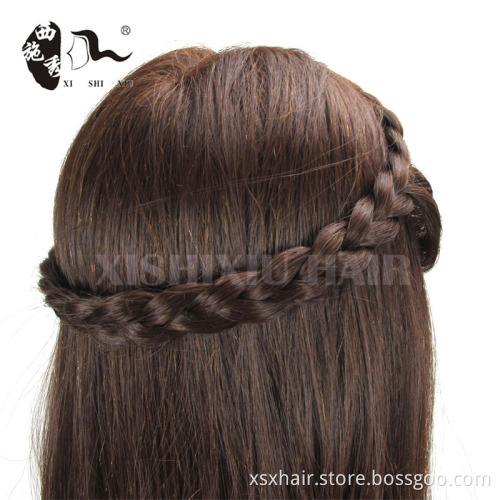 Hot sale fashion fabric foam chrome mannequin head